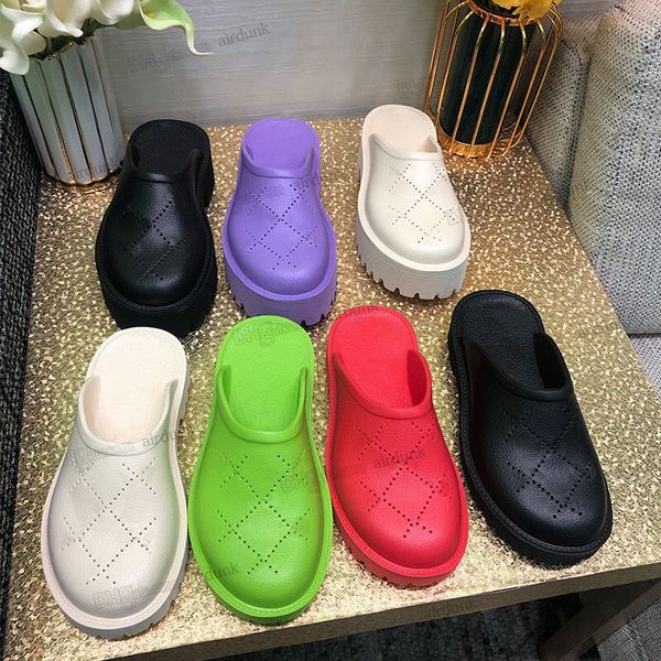 luxury brand designer women platform perforated sandals slippers made of transparent materials fashionable sunny beach thick or thin bottom, Black
luxury brand designer women platform perforated sandals slippers made of transparent materials fashionable sunny beach thick or thin bottom, Black