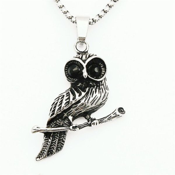 316l stainless steel men's necklaces & pendants owl animal retro design gothic jewel punk rock character hip hop men's and women&#, Silver
316l stainless steel men's necklaces & pendants owl animal retro design gothic jewel punk rock character hip hop men's and women&#, Silver