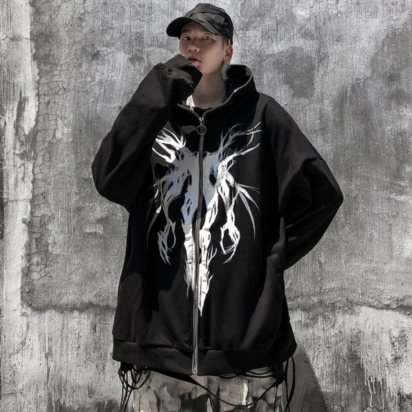 hoodies anime loose women's zipper men's oversized size hooded thin female jacket hoody oversized hoodie y2k top, Black
hoodies anime loose women's zipper men's oversized size hooded thin female jacket hoody oversized hoodie y2k top, Black