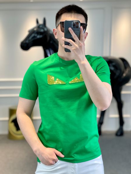 2022 summer new men's mercerized cotton t-shirt high-end slim fit leisure drill short sleeve bottoming shirt m--4xl, White;black 
2022 summer new men's mercerized cotton t-shirt high-end slim fit leisure drill short sleeve bottoming shirt m--4xl, White;black