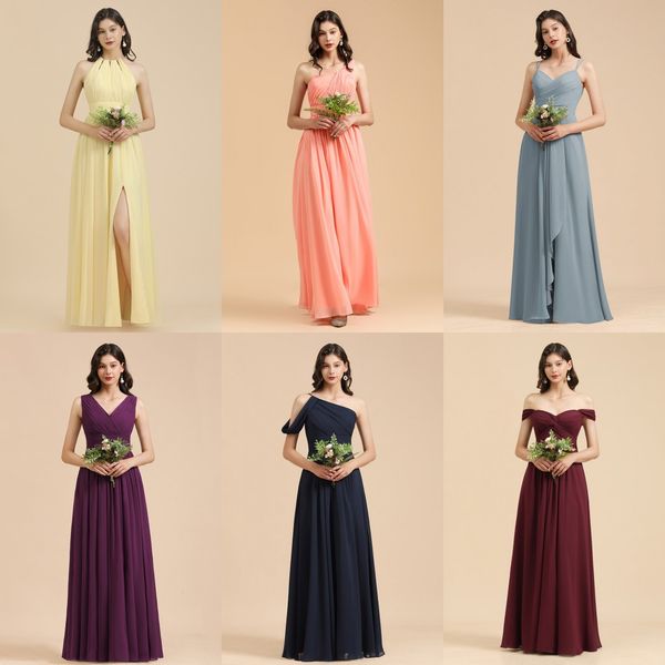 custom made 50 colors bridesmaid dresses long chiffon one-shoulder wedding evening dress backless evening party gown robe de soiree bm3000, White;pink
custom made 50 colors bridesmaid dresses long chiffon one-shoulder wedding evening dress backless evening party gown robe de soiree bm3000, White;pink