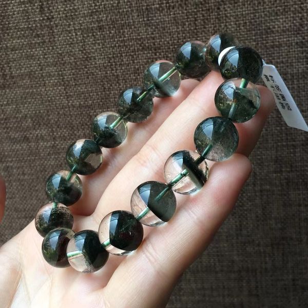 13mm natural green phantom quartz bracelet clear round beads women men garden crystal green phantom rare clear stretch aaaaaa, Silver
13mm natural green phantom quartz bracelet clear round beads women men garden crystal green phantom rare clear stretch aaaaaa, Silver