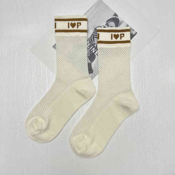 classic letter love brand calf socks fashion hosiery spring summer mesh hollowed hosierys designer middle tube sock wrxf, Black;white
classic letter love brand calf socks fashion hosiery spring summer mesh hollowed hosierys designer middle tube sock wrxf, Black;white