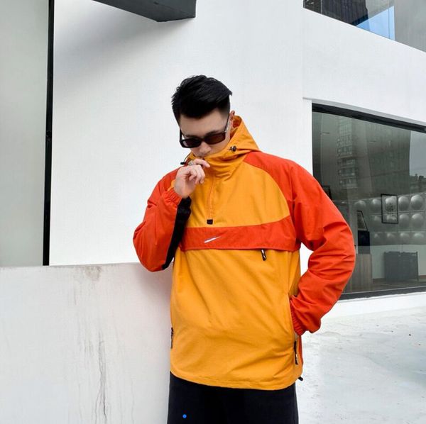 designer outerwear running hip hop street men jackets coats with zipper letter long sleeve jacket windproof hooded windbreaker size m-xxl, Black;brown
designer outerwear running hip hop street men jackets coats with zipper letter long sleeve jacket windproof hooded windbreaker size m-xxl, Black;brown