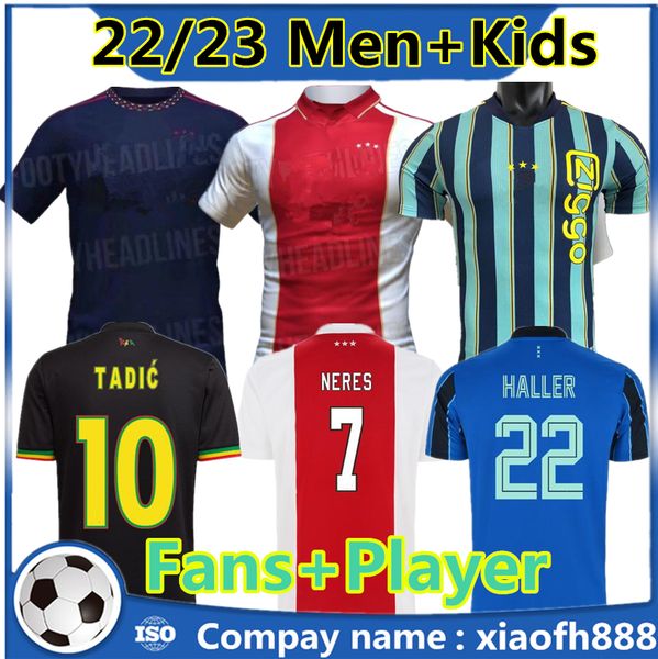 2021 22 23 tadic bob marley soccer jersey kudus antony blind promes haller neres cruyff little birds men kids football kit shirt third unifo, Black;yellow
2021 22 23 tadic bob marley soccer jersey kudus antony blind promes haller neres cruyff little birds men kids football kit shirt third unifo, Black;yellow