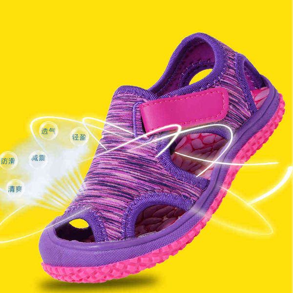 new summer children beach boys sandals kids shoes closed toe baby sport for girls eu size 21-32 l220716, Black;red
new summer children beach boys sandals kids shoes closed toe baby sport for girls eu size 21-32 l220716, Black;red