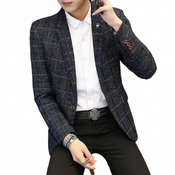 men's suits & blazers grey suit men casual blazer slim fit formal jacket mens classic knitted buttons roupas masculina tailored jj60xx, White;black
men's suits & blazers grey suit men casual blazer slim fit formal jacket mens classic knitted buttons roupas masculina tailored jj60xx, White;black