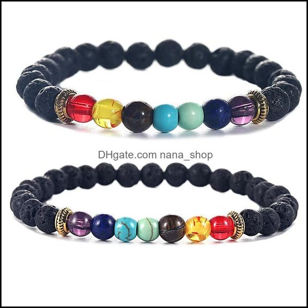 beaded strands bracelets jewelry 7 chakra beaded bracelet men natural lava stone healing nce beads reiki buddha prayer yo dod, Black
beaded strands bracelets jewelry 7 chakra beaded bracelet men natural lava stone healing nce beads reiki buddha prayer yo dod, Black
