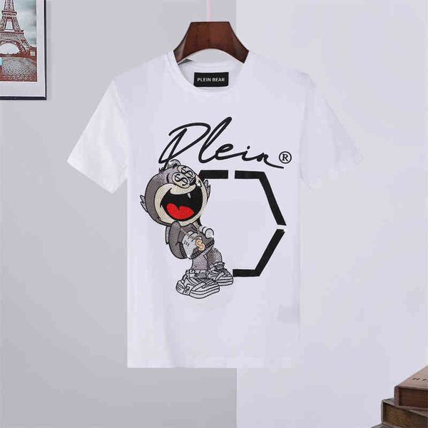 9plein bear t shirt mens designer tshirts rhinestone skull men t-shirts classical hip hop streetwear tshirt casual tees pb, White;black
9plein bear t shirt mens designer tshirts rhinestone skull men t-shirts classical hip hop streetwear tshirt casual tees pb, White;black