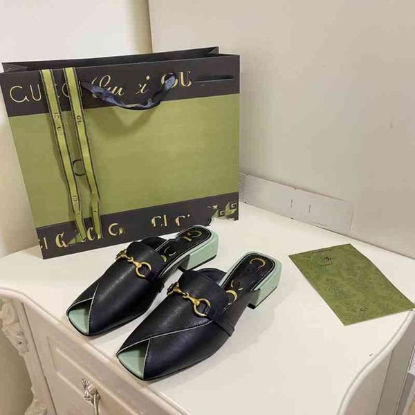 slippers versatile outer wearing half slippers women's net red ins flat bottom spring and summer leather fish mouth cool, Black
slippers versatile outer wearing half slippers women's net red ins flat bottom spring and summer leather fish mouth cool, Black