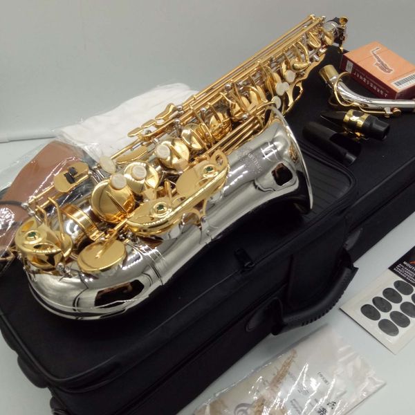 saxophone alto naiputesi nt-awo37 nickel silver sax alto saxofone brass musical instrument with case mouthpiece
saxophone alto naiputesi nt-awo37 nickel silver sax alto saxofone brass musical instrument with case mouthpiece