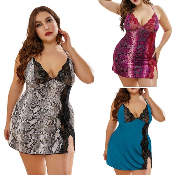 5xl women underwear stitching nightdress feminine sling lace perspective plus size lingerie sleepwear lace dress pajamas suspender skirt, Black;white
5xl women underwear stitching nightdress feminine sling lace perspective plus size lingerie sleepwear lace dress pajamas suspender skirt, Black;white