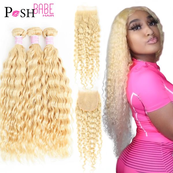 accessories posh babe 613 blonde weave 2 3 4 bundles with closure deep wave brazilian human hair bundles with 4x4 lace closure free, Silver
accessories posh babe 613 blonde weave 2 3 4 bundles with closure deep wave brazilian human hair bundles with 4x4 lace closure free, Silver