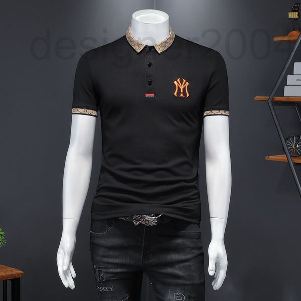 men's polos designer 2022 new summer wear short sleeve bottoming shirt youth han, White;black
men's polos designer 2022 new summer wear short sleeve bottoming shirt youth han, White;black