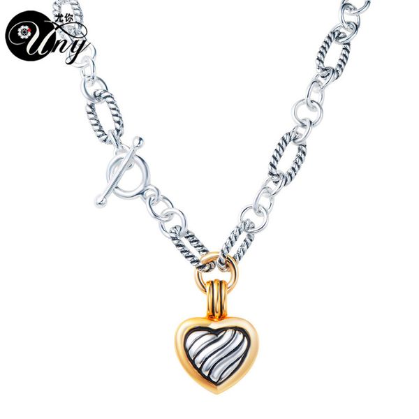 uny fashion trendy necklaces pendants antique heart cable women charms gift 220716, Slivery;golden
uny fashion trendy necklaces pendants antique heart cable women charms gift 220716, Slivery;golden