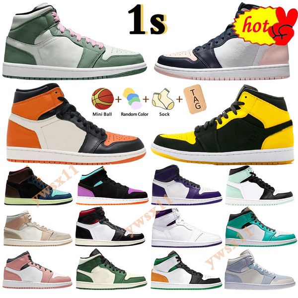 2022 university blue 1 og basketball shoes jumpman 1s high dark mocha unc light smoke grey hyper chicago patent bred royal toe men women, Black
2022 university blue 1 og basketball shoes jumpman 1s high dark mocha unc light smoke grey hyper chicago patent bred royal toe men women, Black