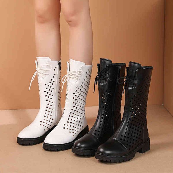 sandals breathable hole sandals women's low heel 22 high boots hollow shoes leather large summer rcvq, Black
sandals breathable hole sandals women's low heel 22 high boots hollow shoes leather large summer rcvq, Black
