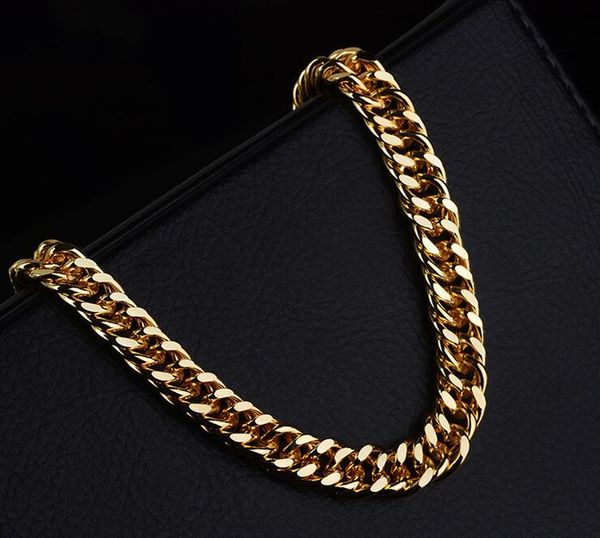 9mm smooth double button chain men's myanmar bullish plated 18k gold necklace men 60cm, Black
9mm smooth double button chain men's myanmar bullish plated 18k gold necklace men 60cm, Black