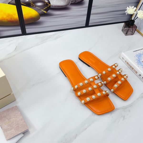 2022 new square toe pearl sandals women brand design falt fashion slippers genunine leathe shoes, Black
2022 new square toe pearl sandals women brand design falt fashion slippers genunine leathe shoes, Black