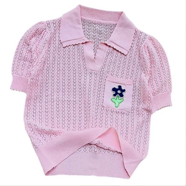 513 2022 summer pullover long sleeve lapel neck brand same style sweater white pink plaid luxury womens clothes xue, White;black
513 2022 summer pullover long sleeve lapel neck brand same style sweater white pink plaid luxury womens clothes xue, White;black