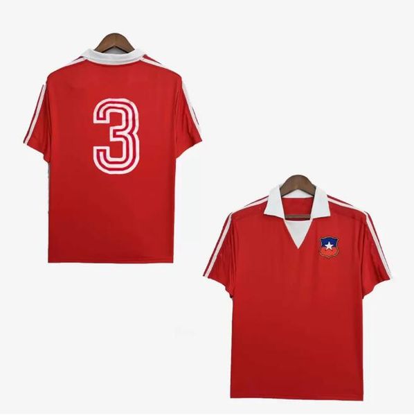 1982 retro chile soccer jersey 82 home red vintage football shirts classic uniform salas zamorano neira rozental acuna sierra s-2xl, Black;yellow
1982 retro chile soccer jersey 82 home red vintage football shirts classic uniform salas zamorano neira rozental acuna sierra s-2xl, Black;yellow