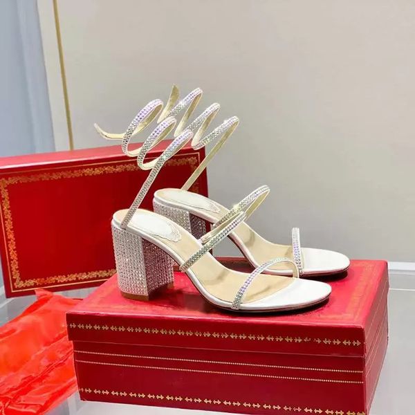 cleo crystals embellished chunky heels sandals rhinestone white evening shoes women high heeled7.5cm luxury designers wraparound dress shoe, Black
cleo crystals embellished chunky heels sandals rhinestone white evening shoes women high heeled7.5cm luxury designers wraparound dress shoe, Black