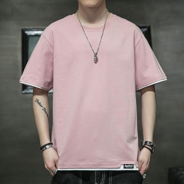 men's t-shirts 2022 cool summer solid color male t-shirt short-sleeved, White;black
men's t-shirts 2022 cool summer solid color male t-shirt short-sleeved, White;black