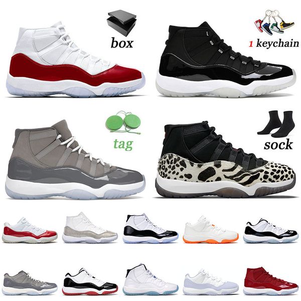 11 11s xi mens basketball shoes 25th anniversary jumpman sneakers cool grey cherry animal instinct unc cap and gown space jam trainers 36-47, White;red
11 11s xi mens basketball shoes 25th anniversary jumpman sneakers cool grey cherry animal instinct unc cap and gown space jam trainers 36-47, White;red