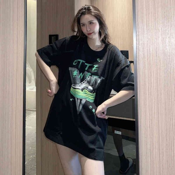 women's t-shirt spring bv men's and women's same couple shoes letter printing casual short sleeves, White
women's t-shirt spring bv men's and women's same couple shoes letter printing casual short sleeves, White