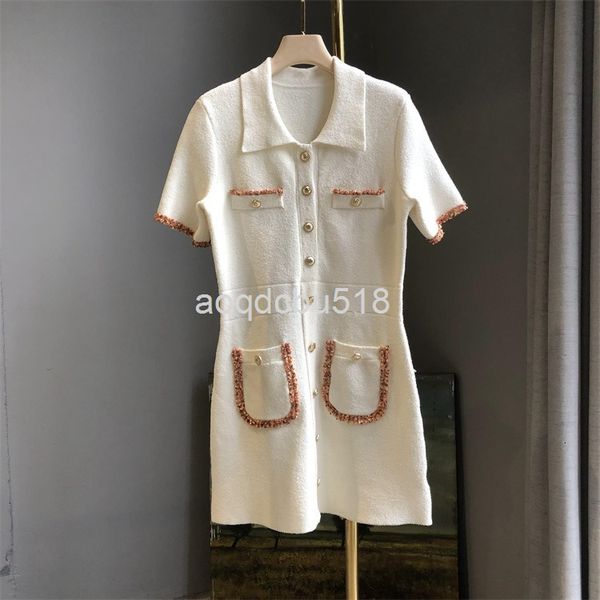 casual dresses french family knitted dress women's early spring style elegant polo collar color contrast edge short sleeve skirt, Black;gray
casual dresses french family knitted dress women's early spring style elegant polo collar color contrast edge short sleeve skirt, Black;gray
