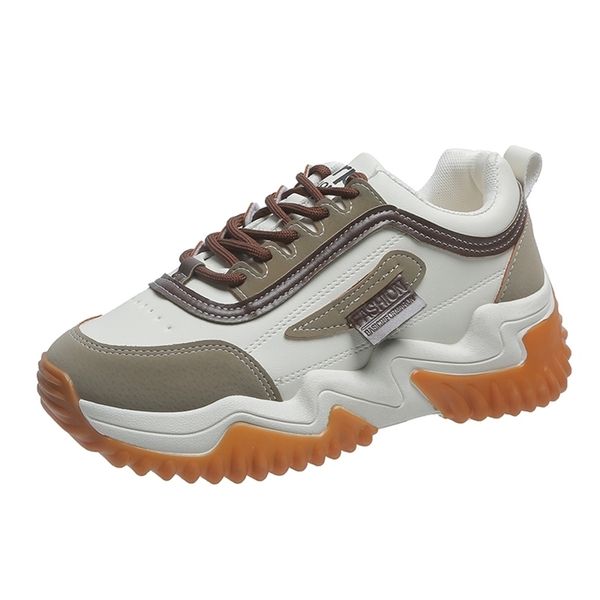 dad shoes female spring and autumn korean version muffin thick bottom lace up student fried street casual sports shoes 220513, Black
dad shoes female spring and autumn korean version muffin thick bottom lace up student fried street casual sports shoes 220513, Black