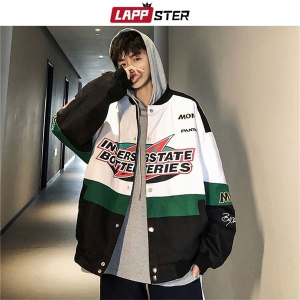 lappster men patchwork streetwear bomber jackets autumn mens korean fashions windbreaker harajuku hip hop jackets coats 201127, Black;brown
lappster men patchwork streetwear bomber jackets autumn mens korean fashions windbreaker harajuku hip hop jackets coats 201127, Black;brown