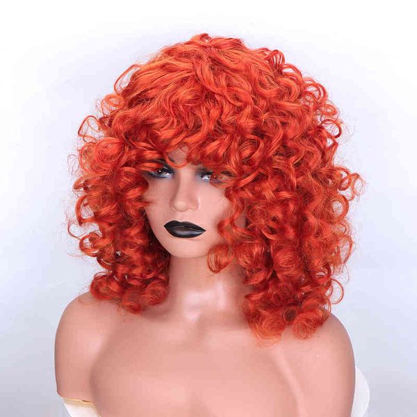 junsi short curly synthetic wig natural wigs red wine pink yellow orange american woman cosplay 220622, Black
junsi short curly synthetic wig natural wigs red wine pink yellow orange american woman cosplay 220622, Black