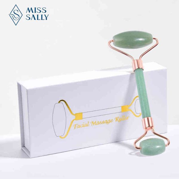 miss sally jade roller natural green crystal stone slimming thin chin facial skin care tool massager for face 220510
miss sally jade roller natural green crystal stone slimming thin chin facial skin care tool massager for face 220510