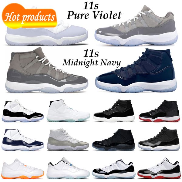jumpman 11 low basketball shoes men women 11s pure violet cherry cool grey midnight navy legend blue bred mens trainers sport sneakers, Black
jumpman 11 low basketball shoes men women 11s pure violet cherry cool grey midnight navy legend blue bred mens trainers sport sneakers, Black