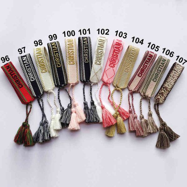 luxury fashion brand embroidery bracelets classic women men bangles friendship charm bracelet woven adjustable tassel vintage couple braided, Golden;silver
luxury fashion brand embroidery bracelets classic women men bangles friendship charm bracelet woven adjustable tassel vintage couple braided, Golden;silver