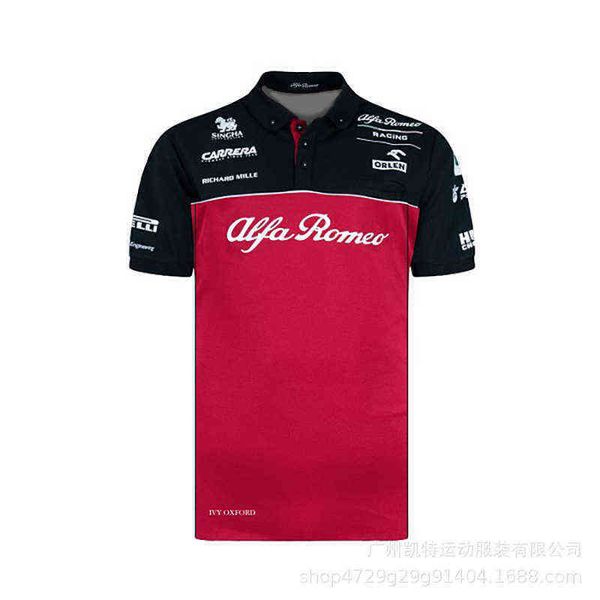 2022 new racing suit f1 downhill motorcycle t-shirt polo collar summer men's sports shirt breathable and fast drying, White;black
2022 new racing suit f1 downhill motorcycle t-shirt polo collar summer men's sports shirt breathable and fast drying, White;black