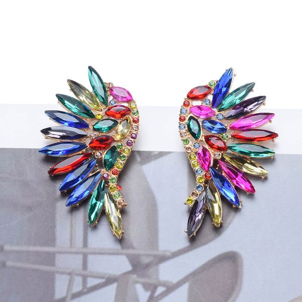 european and american style dangle bird earrings women's new color crystal fishtail geometric alloy jewelry, Silver
european and american style dangle bird earrings women's new color crystal fishtail geometric alloy jewelry, Silver