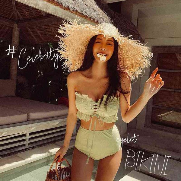 korea split south swimsuit women's bikini, White;black
korea split south swimsuit women's bikini, White;black