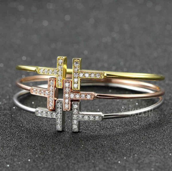 gold plated adjustable bracelet cz bangles crystal pulsera double t shaped metal cuff bracelets bangle open cross charm for women or men bm7, Black
gold plated adjustable bracelet cz bangles crystal pulsera double t shaped metal cuff bracelets bangle open cross charm for women or men bm7, Black