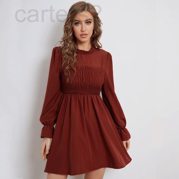 casual dresses designer 2022 women's spring new style lace up dress 1tia2022, Black;gray
casual dresses designer 2022 women's spring new style lace up dress 1tia2022, Black;gray
