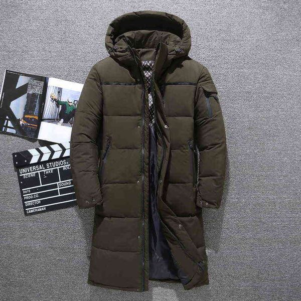 men's 80% white duck down hooded winter down jackets male thick warm waterproof parka overcoat new fashion knee long parka m-5xl t22071, Black
men's 80% white duck down hooded winter down jackets male thick warm waterproof parka overcoat new fashion knee long parka m-5xl t22071, Black