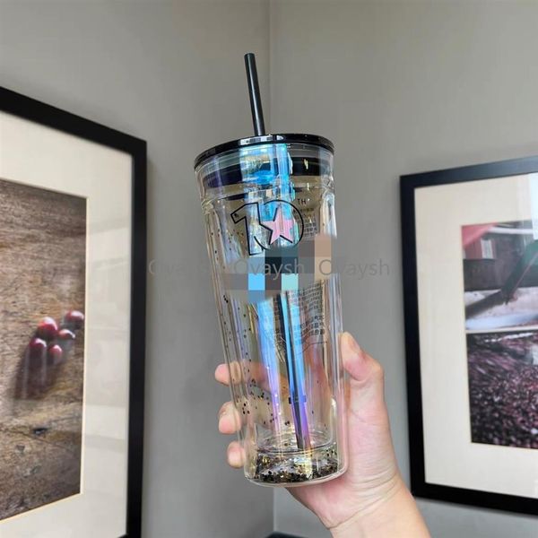 starbucks 10th anniversary cool black glass mugs double straw cups coffee cup summer cold drink ice mug290n
starbucks 10th anniversary cool black glass mugs double straw cups coffee cup summer cold drink ice mug290n