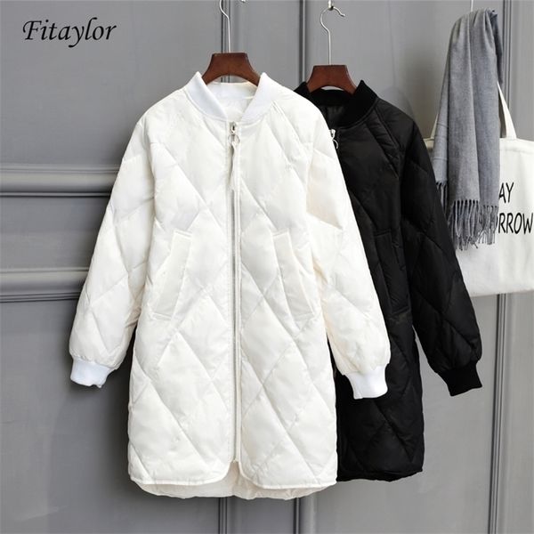 fitaylor new winter long womens down jackets ultra light white duck down coat oversize white puffer jacket slim autumn parkas t200910, Black
fitaylor new winter long womens down jackets ultra light white duck down coat oversize white puffer jacket slim autumn parkas t200910, Black