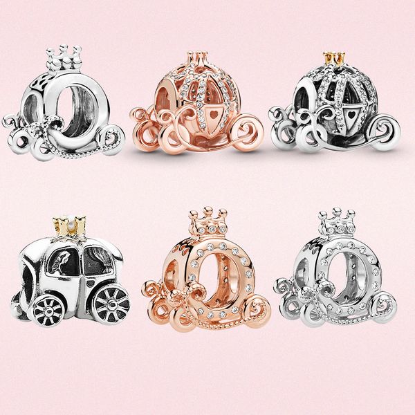 925 sterling silver charm bead pumpkin cart charm shining zircon jewelry fit original pandora, Black
925 sterling silver charm bead pumpkin cart charm shining zircon jewelry fit original pandora, Black