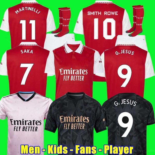 22 23 smith rowe saka soccer jerseys fans player thomas martinelli tierney 2022 2023 football shirt men kids kit sets odegaard nketiah, Black;yellow
22 23 smith rowe saka soccer jerseys fans player thomas martinelli tierney 2022 2023 football shirt men kids kit sets odegaard nketiah, Black;yellow