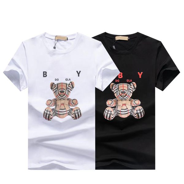 design womens t-shirts brand logo bear pattern printing round neck cotton t-shirt fashion temperament luxury comfortable high-end summer wom, White
design womens t-shirts brand logo bear pattern printing round neck cotton t-shirt fashion temperament luxury comfortable high-end summer wom, White