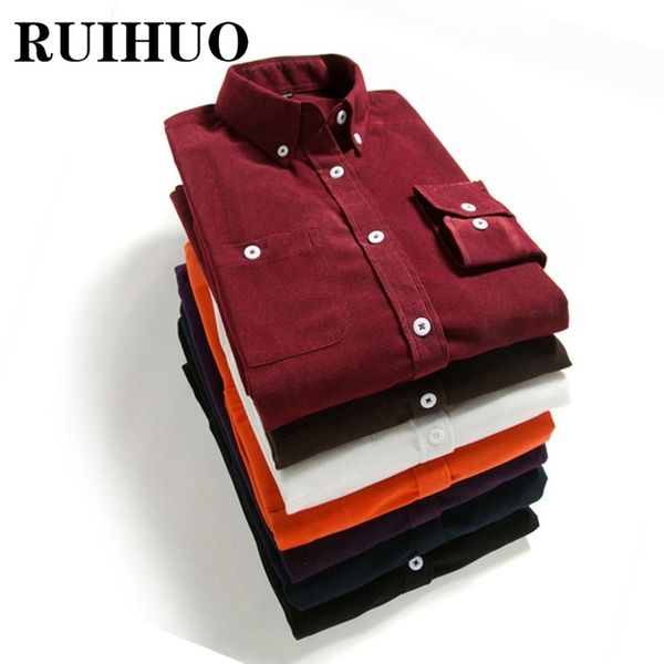 ruihuo casual corduroy shirt men clothing designer vintage clothes men long sleve shirt 4xl arrivals, Black;brown
ruihuo casual corduroy shirt men clothing designer vintage clothes men long sleve shirt 4xl arrivals, Black;brown