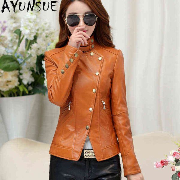 ayunsue motorcycle sheepskin jacket female leather jacket women short jackets and jackets spring autumn 2021 femme vest 07 j220727, Black
ayunsue motorcycle sheepskin jacket female leather jacket women short jackets and jackets spring autumn 2021 femme vest 07 j220727, Black