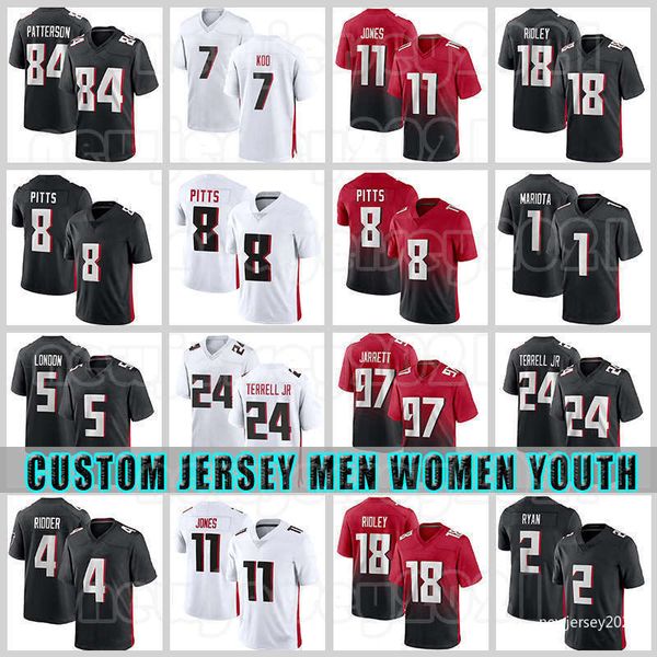 8 kyle pitts a.j. terrell jr 1 marcus mariota football jerseys desmond ridder drake london younghoe koo ridley atlantas falcon cordarrelle p, Black;red
8 kyle pitts a.j. terrell jr 1 marcus mariota football jerseys desmond ridder drake london younghoe koo ridley atlantas falcon cordarrelle p, Black;red